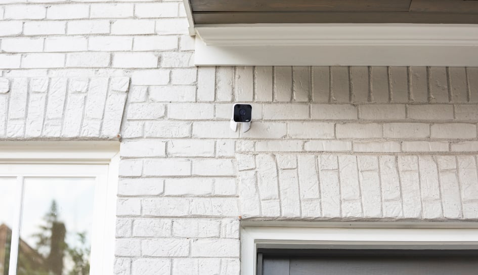ADT outdoor camera on a Omaha home